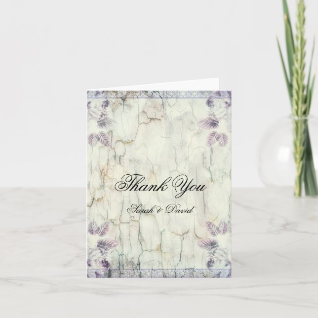 Agradecimiento de boda floral de madera (Anverso)