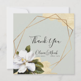 Agradecimiento de boda Magnolia Sage
