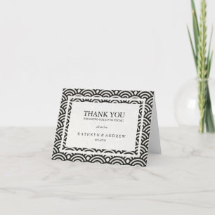 Agradecimiento de boda personalizado japonés Seiga