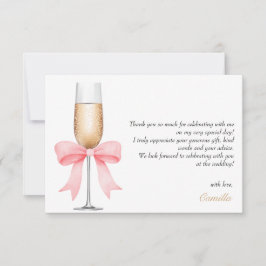 Agradecimiento de Desayuno Nupcial con Perlas y Pr