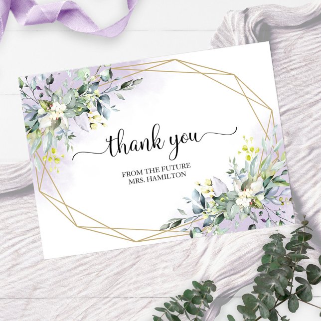 Agradecimiento de Despedida de Soltera Geométrico  (Subido por el creador)