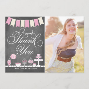 Agradecimiento de Dulces Regalos con Foto