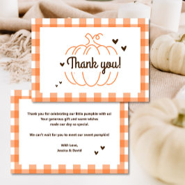 Agradecimiento de Género Neutral para Baby Shower 