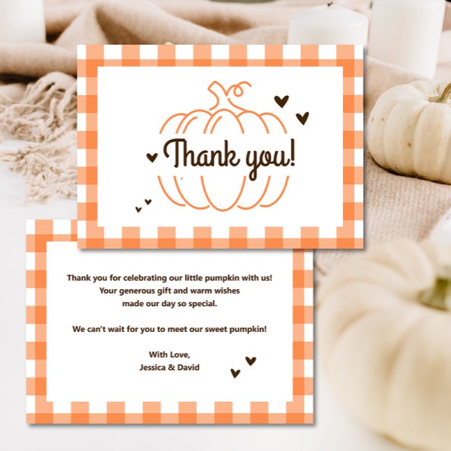 Agradecimiento de Género Neutral para Baby Shower  (Subido por el creador)