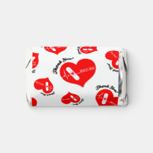 Agradecimiento de la enfermera Patrón de corazón