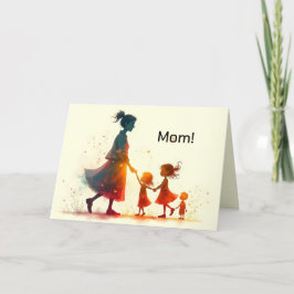 AGRADECIMIENTO DE LA TARJETA DEL DÍA DE LA MADRE.