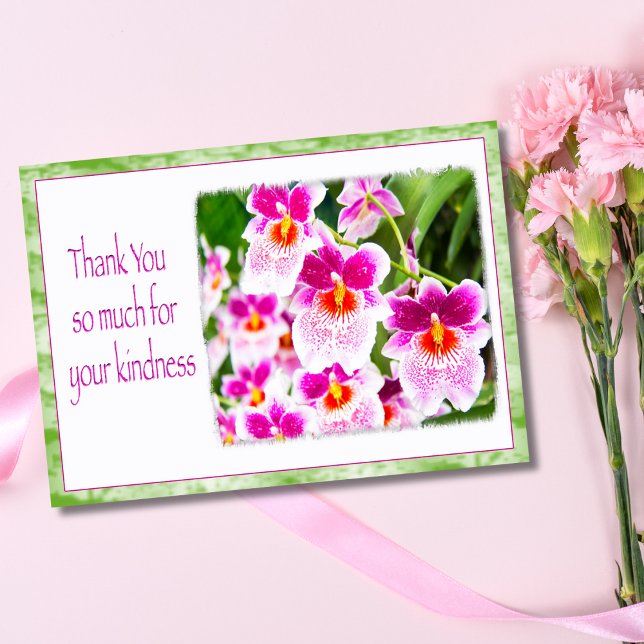 Agradecimiento de Orquídea Tropical Gracias  (Subido por el creador)