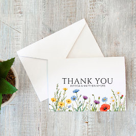 Agradecimiento de pareja de flores de primavera