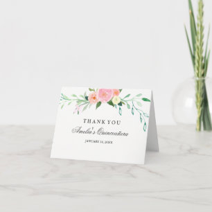 Agradecimiento de Quinceañera Botánico Floral Acua
