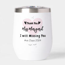 Agradecimiento del profesor Gracias Personalizado