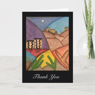 Agradecimiento Desert Southwest Gracias Tarjeta De Saludo