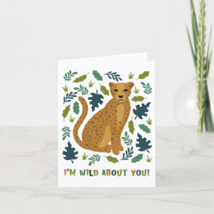 Agradecimiento Desquiciada por tu tarjeta de San Valentín Cheetah