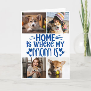 Agradecimiento Día de la Madre... Tarjeta de collage de cuatro pe