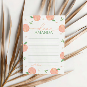 Agradecimiento Dulce como Peach Cumpleaños Tarjeta de la cápsula