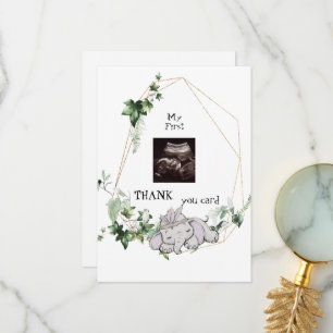 Agradecimiento Ecografía Adorable Gracias Tarjeta de Agradecimien