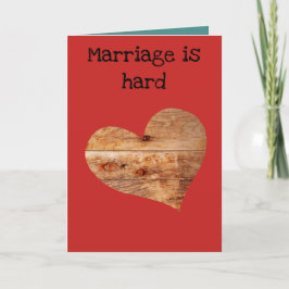 Agradecimiento El matrimonio es una tarjeta de felicitación dura