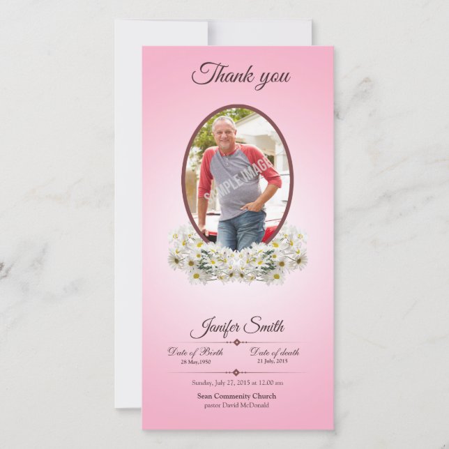 Agradecimiento El monumento le agradece tarjeta de la foto (Anverso)