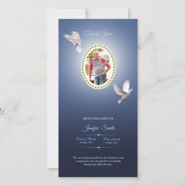 Agradecimiento El monumento le agradece tarjeta de la foto (Anverso)