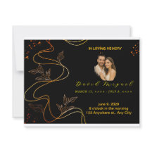 Elegante Guarnición del Recuerdo - Tarjeta de amor