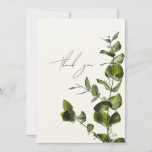 Elegante minimalista Sage Eucalyptus Tarjeta de ag