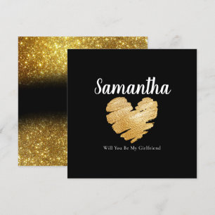 Agradecimiento Elegante Serás Mi Tarjeta De Novia/Novia
