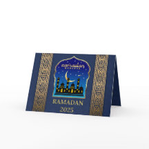 Elegante tarjeta de felicitación Ramadan Kareem 20
