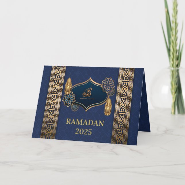 Agradecimiento Elegante tarjeta de felicitación Ramadan Kareem 20 (Anverso)