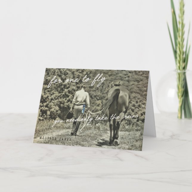 Agradecimiento EN LA Tarjeta de felicitación SHOW (Anverso)