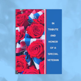 Agradecimiento En tributo a una tarjeta de apreciación de un vete