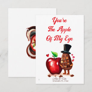 Agradecimiento Eres la Apple de mi tarjeta visual