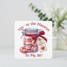 Agradecimiento Eres la tarjeta El día de San Valentín de Macaron