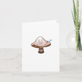 Agradecimiento Eres un hongo, tarjeta de champiñón personalizada