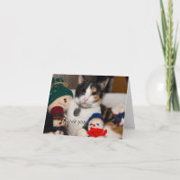 Espio Una Tarjeta De Gracias Calico