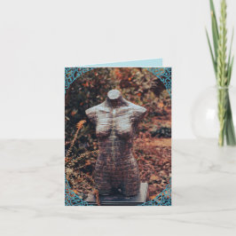 Agradecimiento Estatua de la Femininidad de la tarjeta de saludo