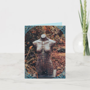 Agradecimiento Estatua de la Femininidad de la tarjeta de saludo