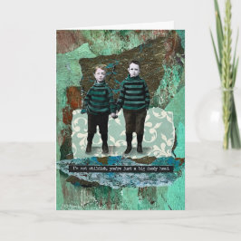 Agradecimiento Estilo de época Tarjeta de felicitación de medios 