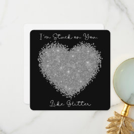 Agradecimiento Estoy atrapado en ti - Tarjeta El día de San Valen