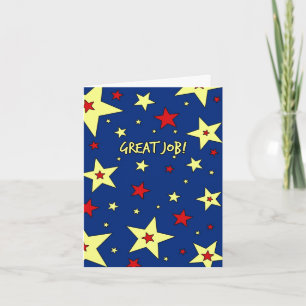 Agradecimiento Estrellas Apreciación de Empleados Gran Tarjeta de