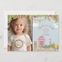 Agradecimiento Fall Forest Friends Foto - Tarjeta de agradecimien