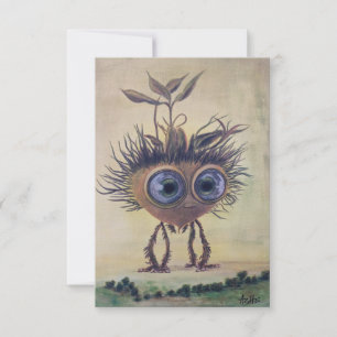 Agradecimiento Fantasía Surrealismo caprichoso Tarjeta de agradec