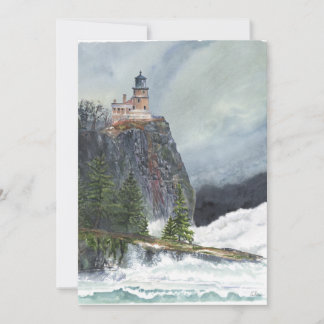 Agradecimiento Faro Split Rock Minnesota Tarjeta de Agradecimient