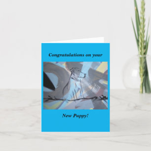Agradecimiento Felicitaciones por tu nueva tarjeta en blanco de p