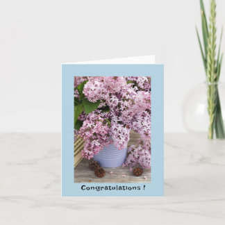 Agradecimiento Felicitaciones Tarjeta de felicitación doblada