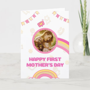 Agradecimiento Feliz Día de la Madre Tarjeta fotográfica