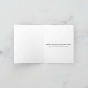 Agradecimiento Feliz Día de los Veteranos Tarjeta de agradecimien