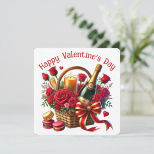 Agradecimiento Feliz día de San Valentín - Tarjeta del día de San