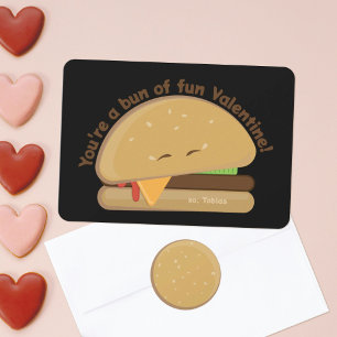Agradecimiento Feliz tarjeta de El día de San Valentín de Cheeseb