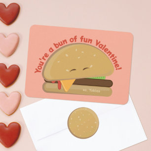Agradecimiento Feliz tarjeta de El día de San Valentín de Cheeseb