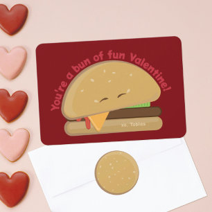 Agradecimiento Feliz tarjeta de El día de San Valentín de Cheeseb