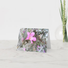 Agradecimiento Flor de Salvia de Texas - Tarjeta de agradecimient